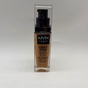 NYX Foundation Can't Stop Won't Stop Full Coverage 1oz Caramel Womens